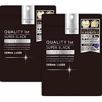 クオリティファースト ダーマレーザー スーパー ブラックマスク 7枚入 Amazon | クオリティファースト ダーマレーザー スーパー